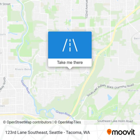 123rd Lane Southeast map