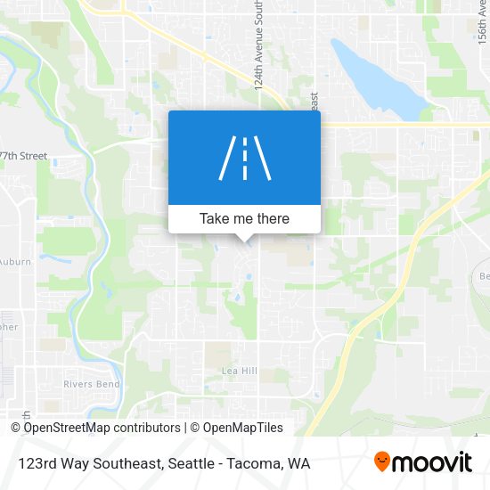 123rd Way Southeast map