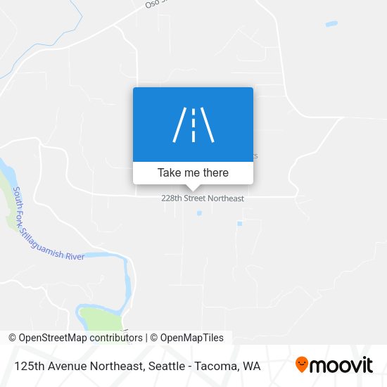 125th Avenue Northeast map