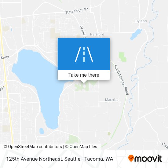 Mapa de 125th Avenue Northeast