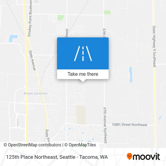Mapa de 125th Place Northeast