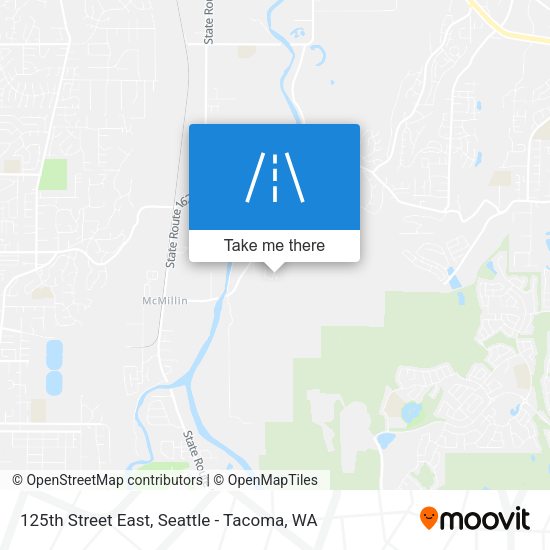 125th Street East map