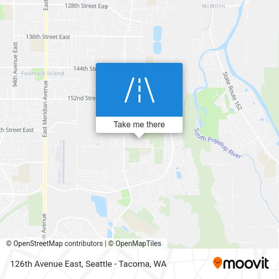 126th Avenue East map