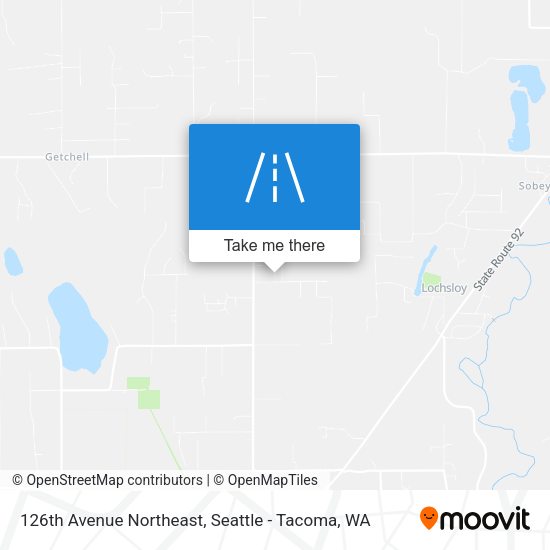 126th Avenue Northeast map
