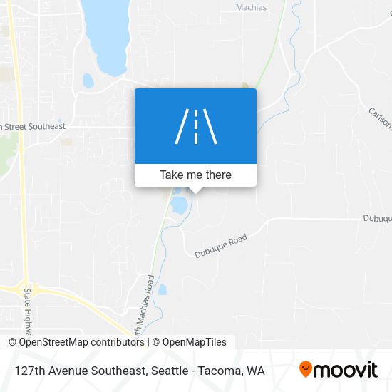 Mapa de 127th Avenue Southeast