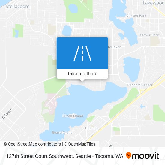 Mapa de 127th Street Court Southwest