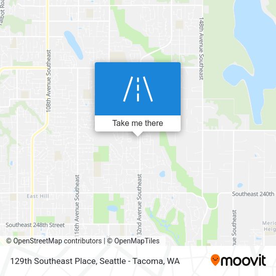 Mapa de 129th Southeast Place