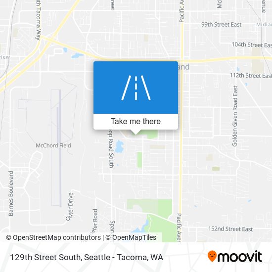 129th Street South map