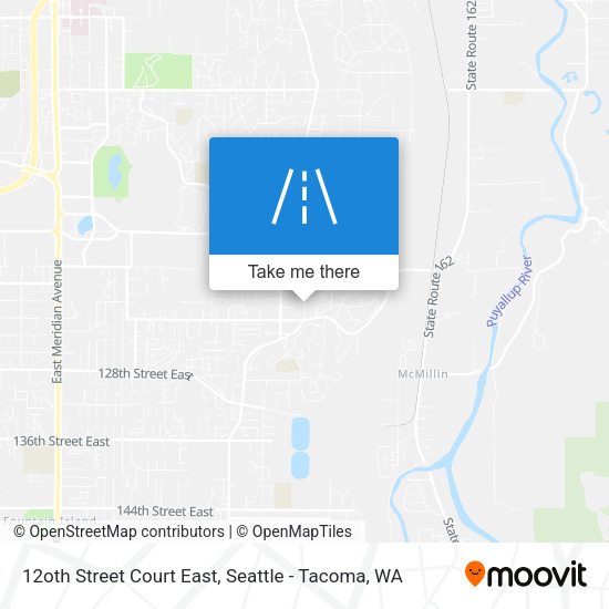 Mapa de 12oth Street Court East