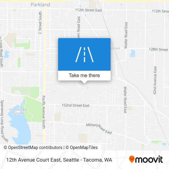 12th Avenue Court East map