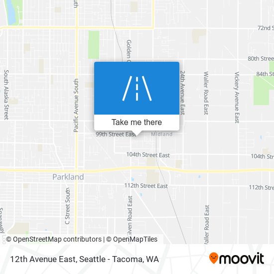 12th Avenue East map