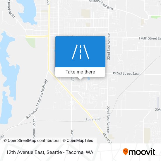 12th Avenue East map