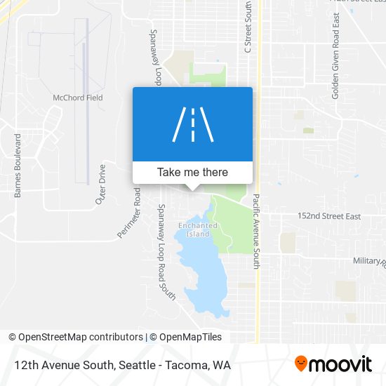 12th Avenue South map