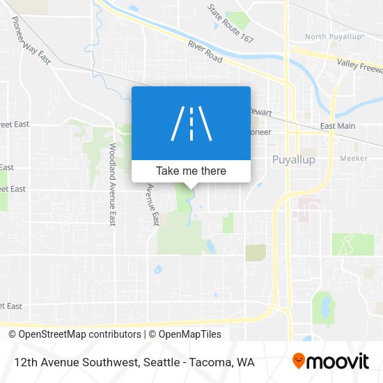 Mapa de 12th Avenue Southwest