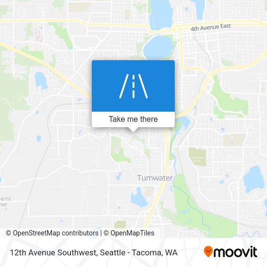 12th Avenue Southwest map
