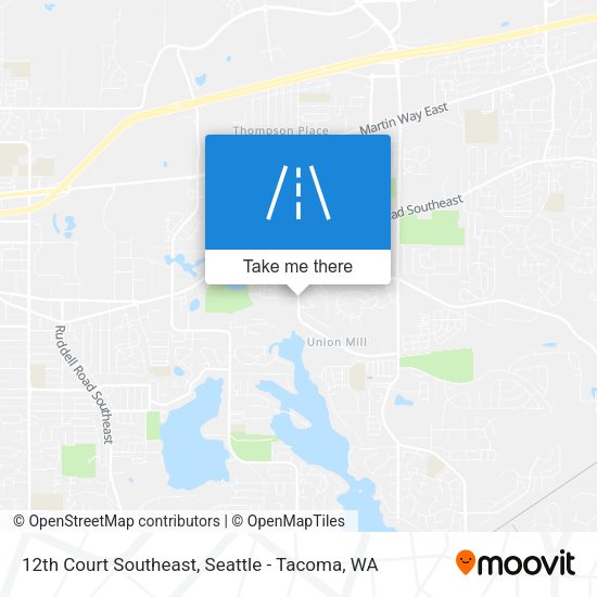 Mapa de 12th Court Southeast