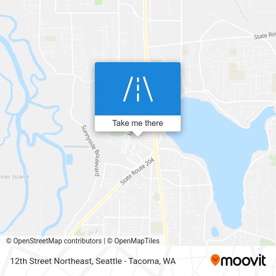 Mapa de 12th Street Northeast