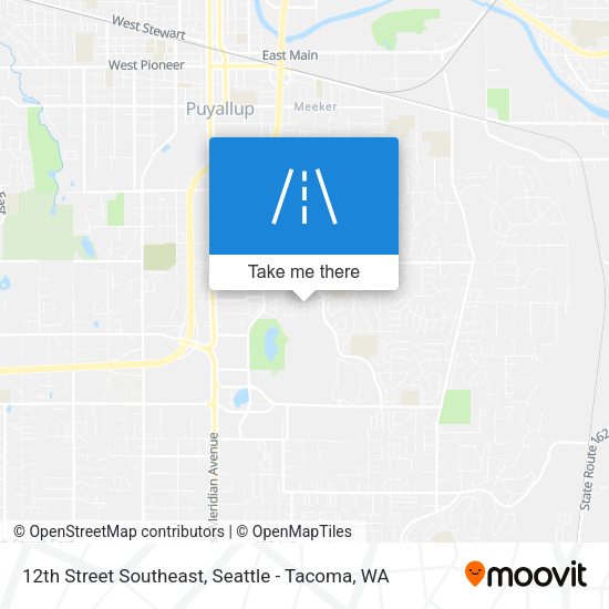 12th Street Southeast map