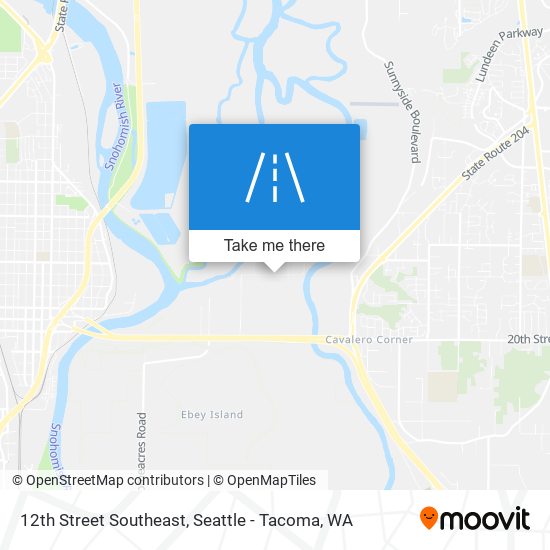 12th Street Southeast map