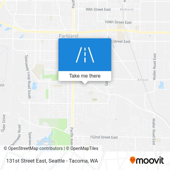 Mapa de 131st Street East