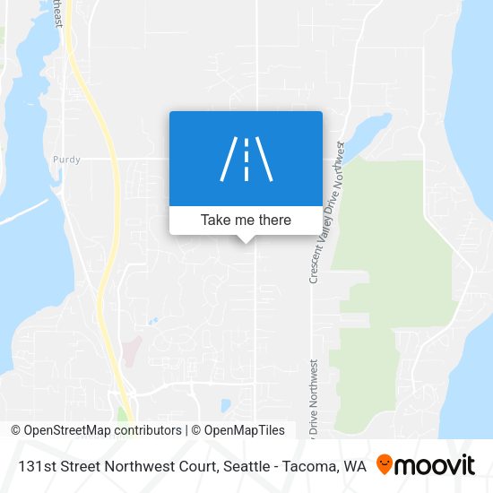 Mapa de 131st Street Northwest Court