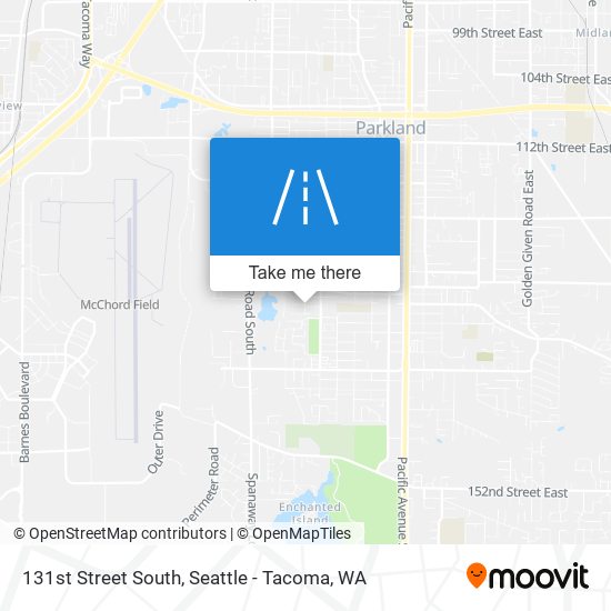 131st Street South map
