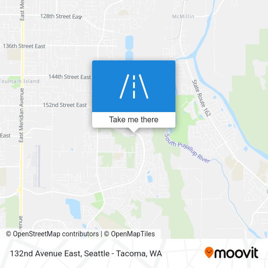 Mapa de 132nd Avenue East