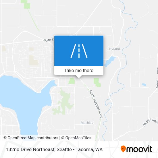 132nd Drive Northeast map