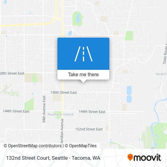 132nd Street Court map