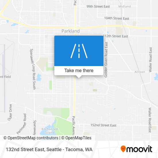 132nd Street East map