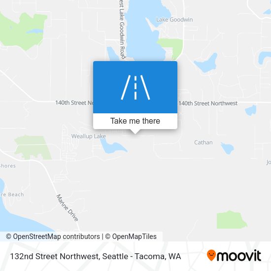 Mapa de 132nd Street Northwest
