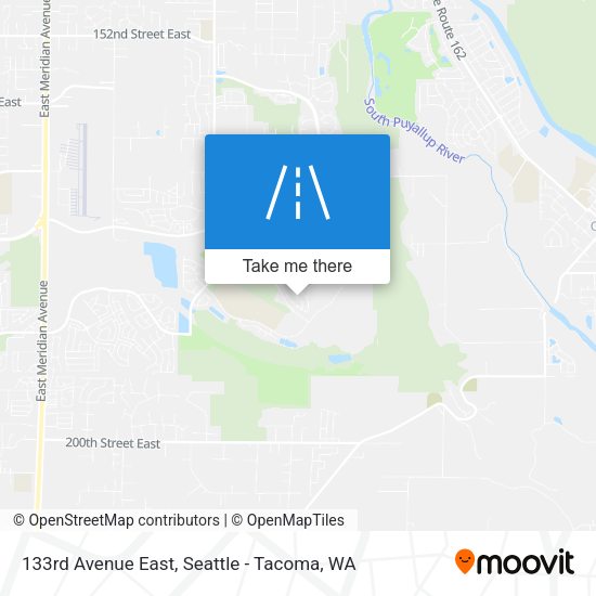 133rd Avenue East map