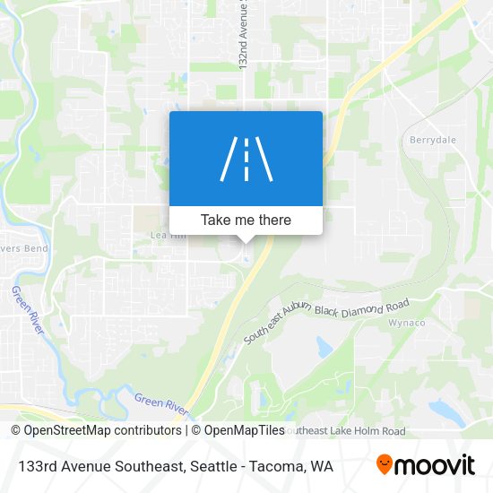 Mapa de 133rd Avenue Southeast