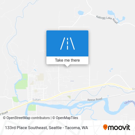 Mapa de 133rd Place Southeast