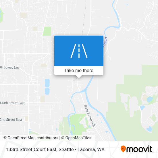 133rd Street Court East map