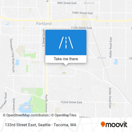 133rd Street East map
