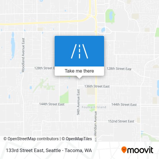 133rd Street East map