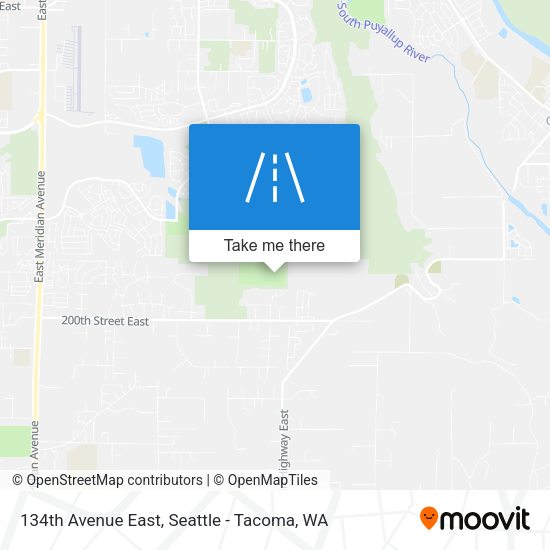 Mapa de 134th Avenue East