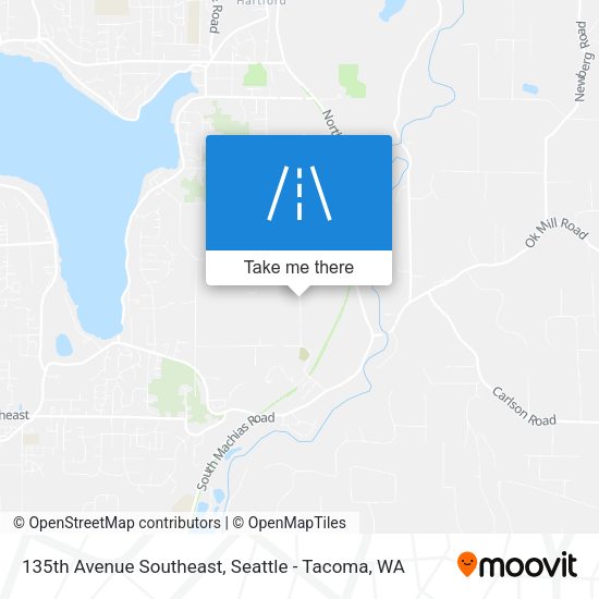 135th Avenue Southeast map