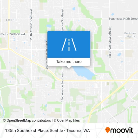 Mapa de 135th Southeast Place