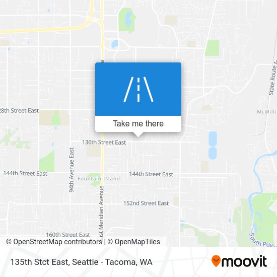 135th Stct East map