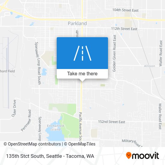 Mapa de 135th Stct South