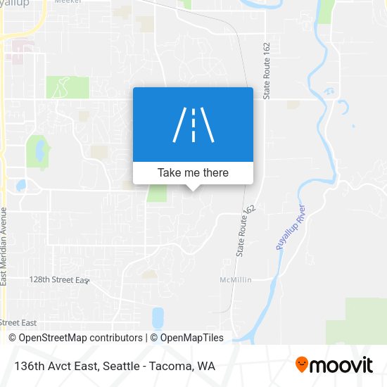 136th Avct East map