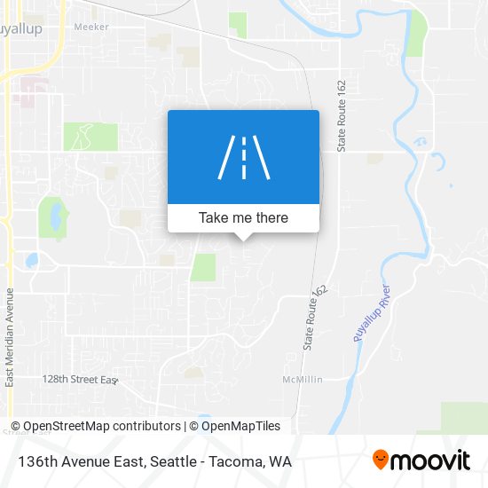 Mapa de 136th Avenue East