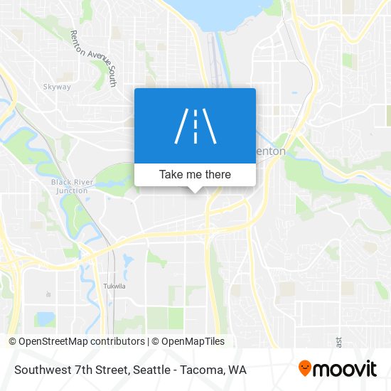 Southwest 7th Street map