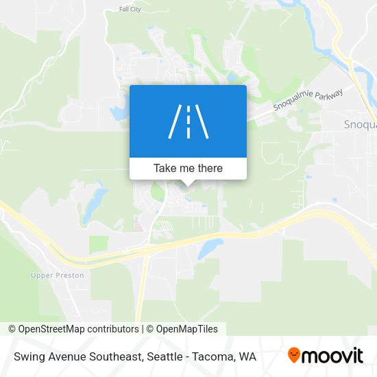 Mapa de Swing Avenue Southeast