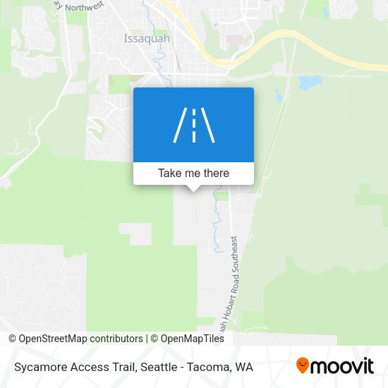 Sycamore Access Trail map
