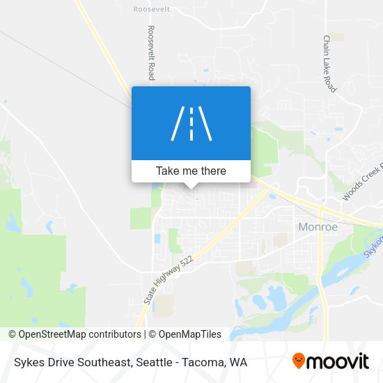 Mapa de Sykes Drive Southeast