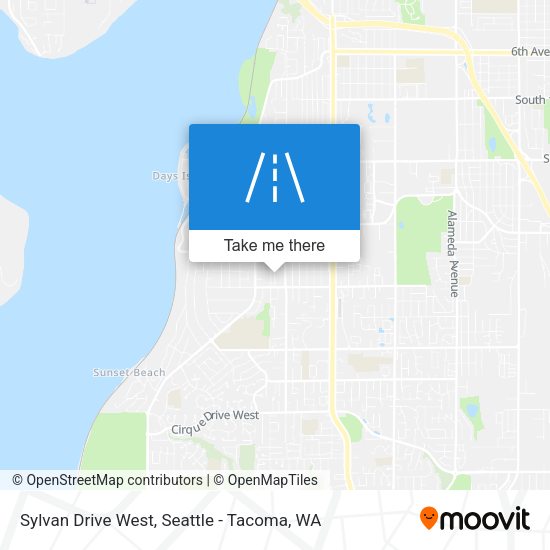 Sylvan Drive West map
