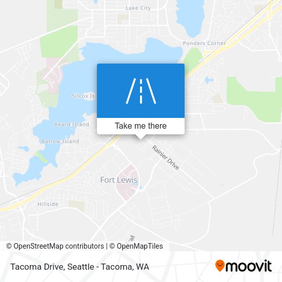 Tacoma Drive map